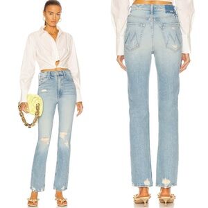 Mother High Waisted Rider Skimp Jeans